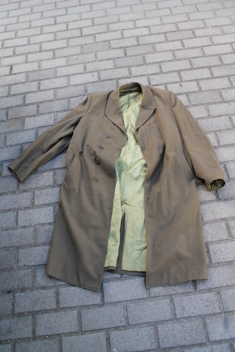 Uniforminis apsiaustas, lietpaltis (ploščius) kariškas, karininko sovietinis, tarybinių laikų. Kaina 18