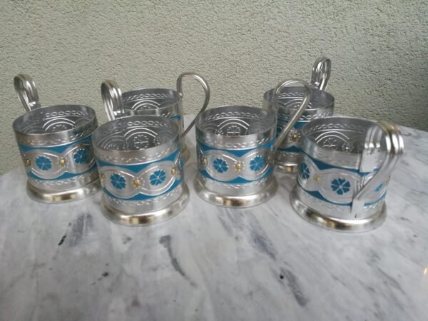 Podstakanikai (Stikliniu laikikliai), 6 vnt. Kaina po 6