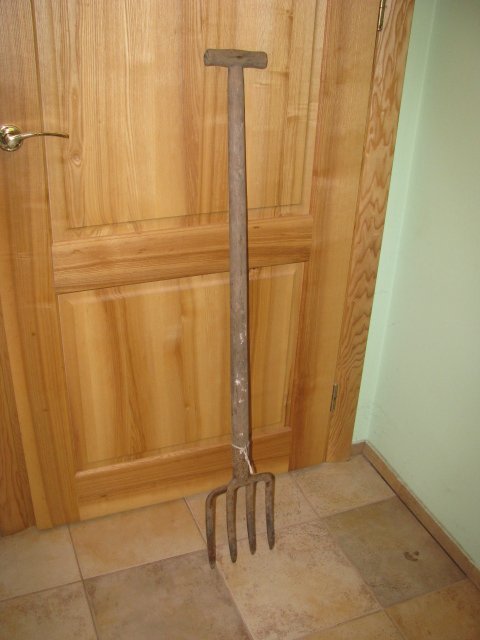 Šakė metalinė, antikvarinė. Kaina 13