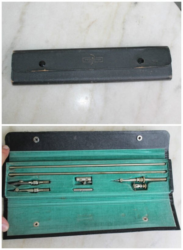 Skriestuvo priedas, skriestuvinė, dėžutėje, antikvarinis. Kaina 23