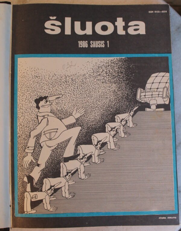 1986 metu iristas Sluota rinkinys. Kaina 26 uz visa rinkini.
