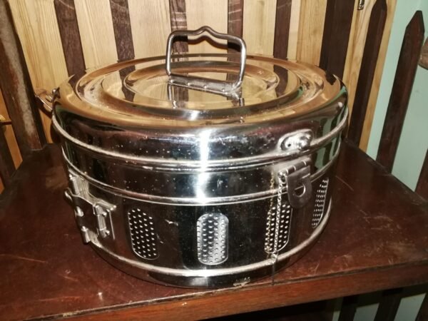 Medicininis biksas, sterilizatorius. Nenaudotas. Kaina 38