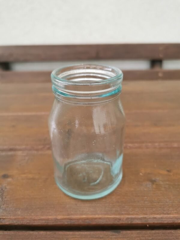 Stiklainis, stiklainiukas grietinei tarybinių, sovietinių laikų. Kaina 4