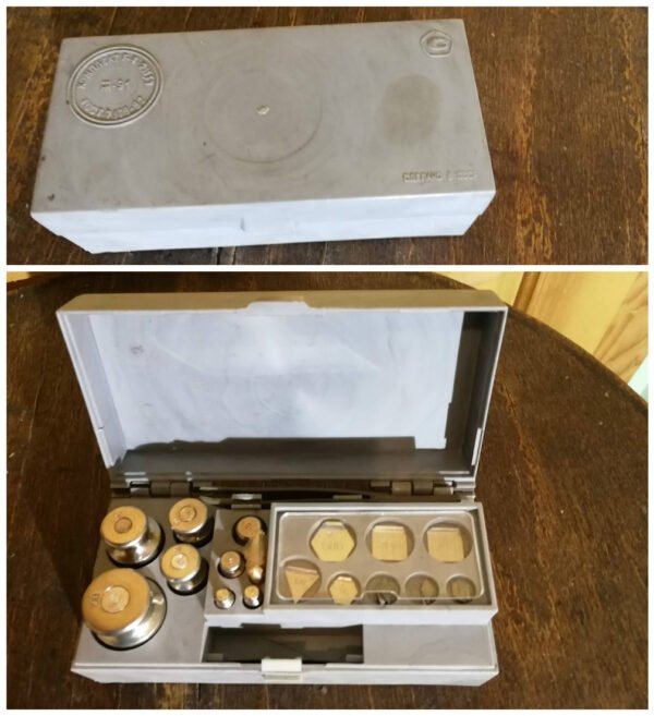 Svarelių rinkinys, komplektas, svareliai su dėžute. Kaina 18