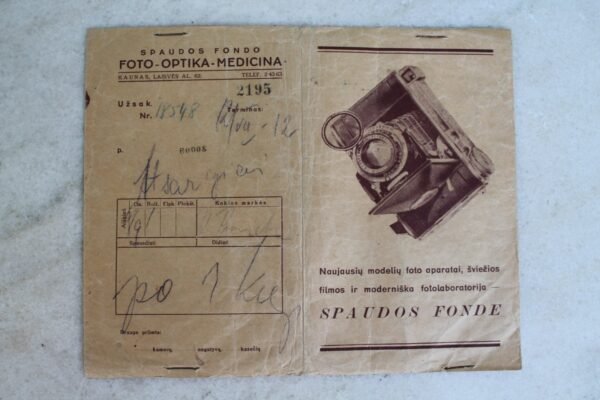 Tarpukario nuotrauku deklas. Kaina 13 Eur.