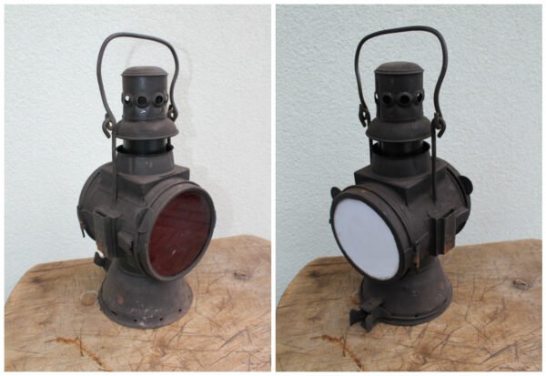 Žibintas geležinkeliečių, antikvarinis. Kaina 118