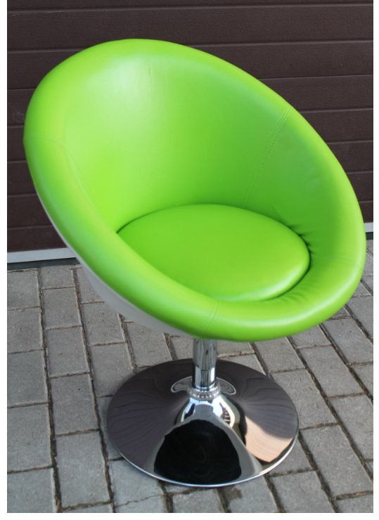 Krėslas, fotelis Mid century modern style odinis. Kaina 83