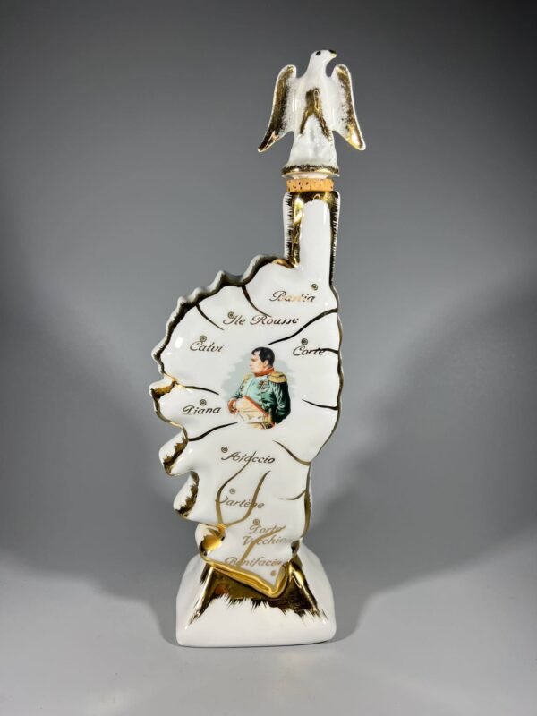 Grafinas likeriui porcelianinis Napoleon, Korsikos salos žemėlapis. Prancūzija. Napoleon. France. Limoges Porcelaine De Luxe. Kaina 43