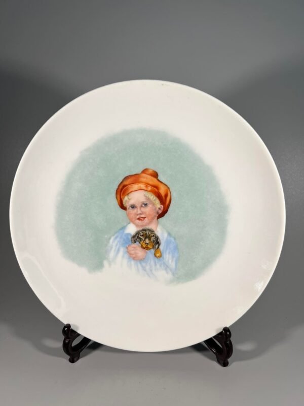 Lėkštė Rosenthal Selb-Bavaria porcelianinė, antikvarinė, kolekcinė, Pagaminta 1910 m. laikotarpiu. Signatūra 1916 m. Kaina 63