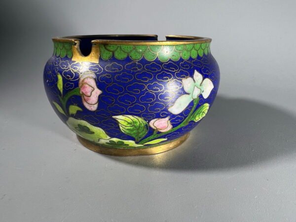 Dubenėlis, smilkalinė, peleninė Cloisonne, antikvarinis. Kaina 33