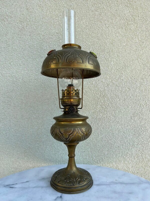 Lempa žibalinė Paryžietė antikvarinė. Prancūzija. Kaina 88