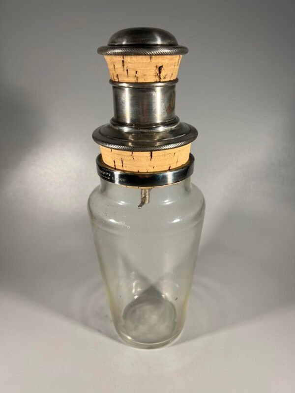 Kokteilių plaktuvas, šeikeris sidabruotas, vintažinis, 1962 m. Made in Engkand. Kaina 53