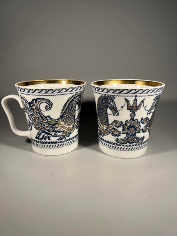 Puodelis LFZ porcelianinis, didelis, 350 ml. talpos, tarybinių laikų. Kaina po 43