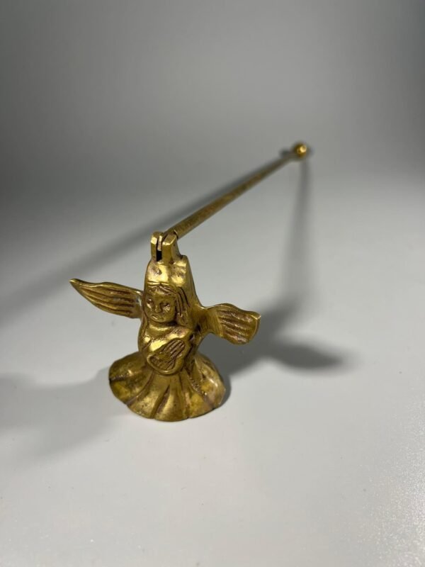 Žvakėms gesinti bronzinis angelas. Kaina 33