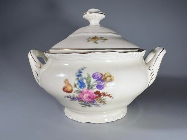 Cukrinė porcelianinė tarpukario laikų EPIAQ. Made in Czechoslovakia. Kaina 18