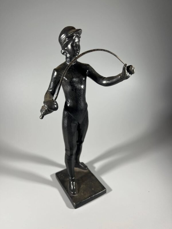 Statulėlė Fechtuotoja ketaus, špižinė, sovietinė, tarybinių laikų. КАСЛИ, Kasli. 1981 m Kaina 113