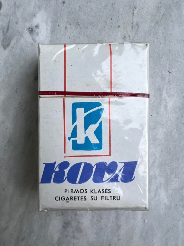 Cigaretės Kova. Kolekcinės. 1990 m. Nenaudota. Kaina 38