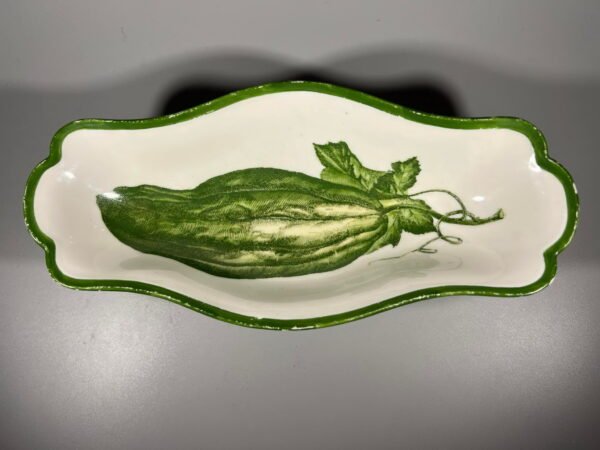 Lėkštė daržovė, gili, porcelianinė, antikvarinė MZ Austria. Moritz Zdehauer. 1884-1904 m. Kaina 28