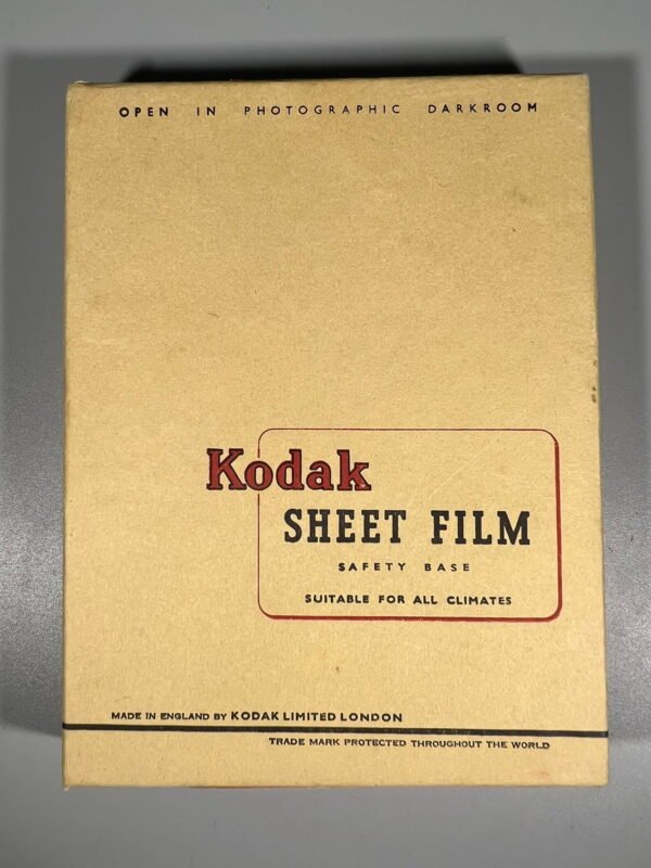 Kodak Sheet Film Super -XX Panchromatic. Antikvarinė lakštinė juosta. Nenaudota, dėžutė neatidaryta. Kaina 53
