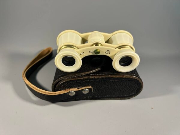 Žiūronai su dėklu teatriniai, sovietiniai, tarybinių laikų. Veikiantys. Kaina 38