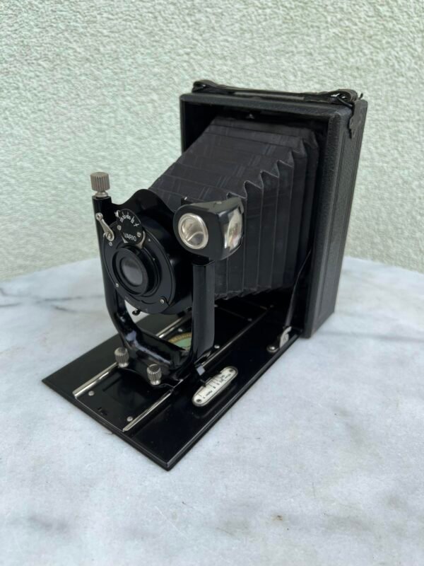 Fotoaparatas antikvarinis, dumplinis ZEH Duplo Laufbodenkamera. Vokietija. 1925 - 1928 m. Kaina 138
