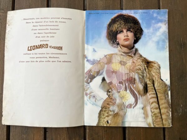 Madų žurnalas Leonard Fashion.  Paris. France. 1968 m. Kaina 32