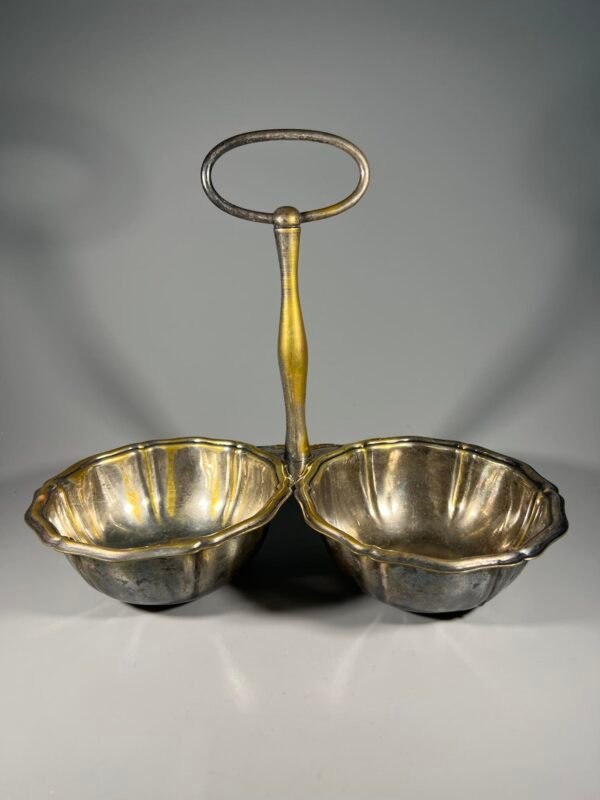 Indas sidabruotas, antikvarinis, pakabinamas arba pastatomas. Italija. Kaina 33