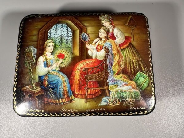 Dėžutė tapyta, autorinė, Russian collection, Kaina 83