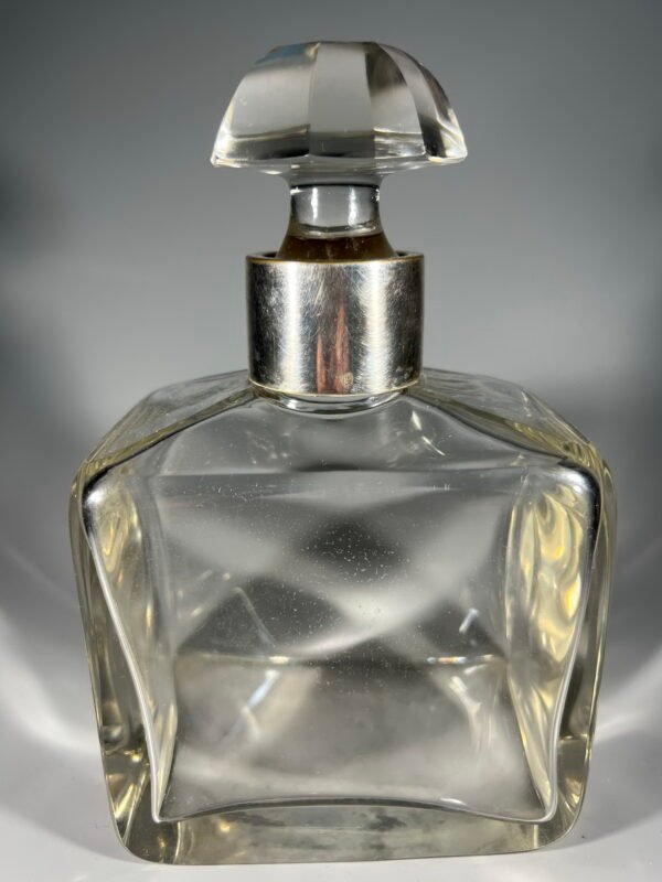 Grafinas viskiui, brendžiui sunkus, antikvarinis, tarpukario laikų WMF. Vokietija. Kaina 113