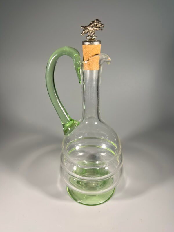 Grafinas su šernu puoštu kamščiu, antikvarinis. Kaina 33