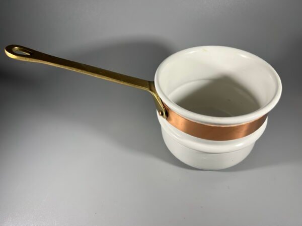 Indas keraminis su varine rankena, vintažinis. Portugalija. Kaina 27