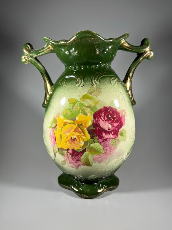 Vaza angliška antikvarinė, fajanso. Kaina 53