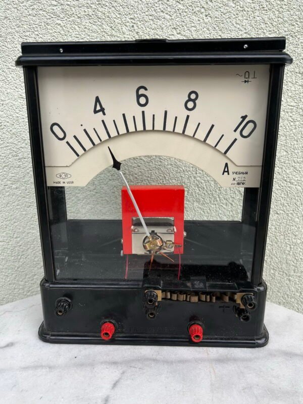 Galvanometras senovinis, 1974 m., tarybinis, sovietinių laikų su keičiamomis skalėmis. Kaina 83
