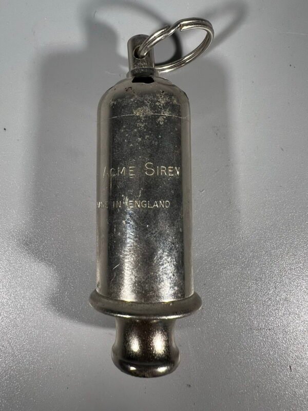 Švilpukas THE ACME SIREN. Made in England. Veikiantis. 1960-1970 m. Kaina 48