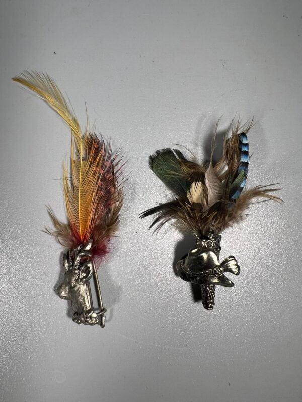 Medžiotojų segė, medžioklinė segė, Oktoberfest segė sidabruota. LIKO TIK ANTROJI. Kaina 18