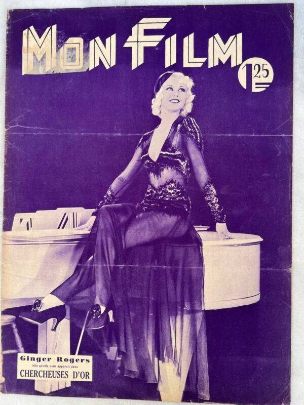 Kino žurnalas MON FILM, Mano filmas, Prancūzija. 1935 m. Kaina 13