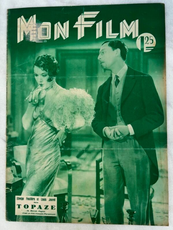 Kino žurnalas MON FILM, Mano filmas, Prancūzija. 1935 m. Kaina 13