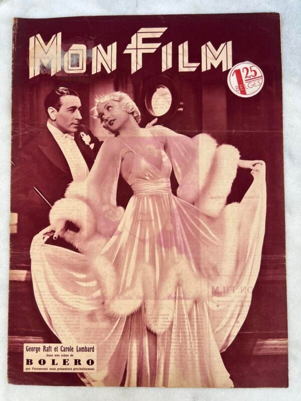 Kino žurnalas MON FILM, Mano filmas, Prancūzija. 1935 m. Kaina 13