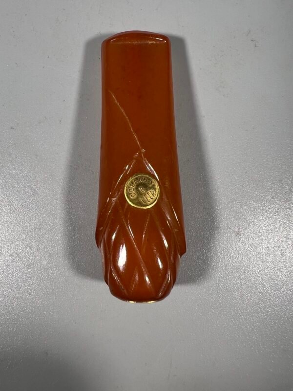 Kandiklis, mundštukas, šlifuoto, poliruoto gintaro, gintarinis, tarybinių laikų, sovietinis Сделано в CCCP. Kaina 33