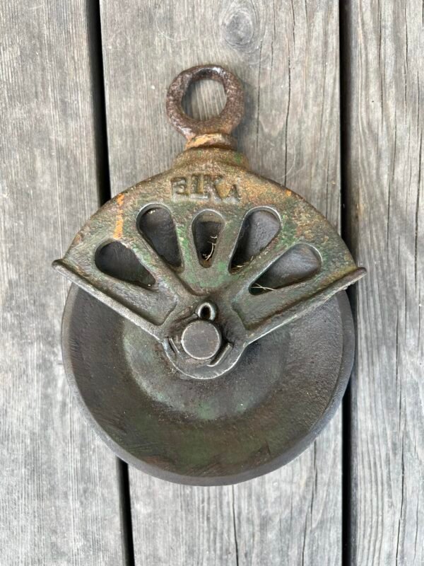 Skriemulys antikvarinis metalinis, ketaus, špižinis ELKA. XIX a. Kaina 46