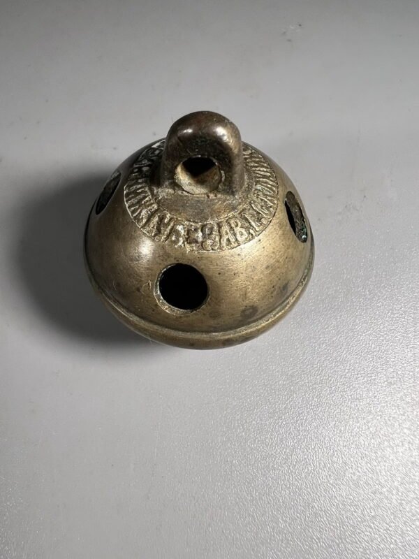 Varpelis, žvangulis, apvalus, pakabinamas, antikvarinis, carinės Rusijos imperijos laikų. Kaina 23