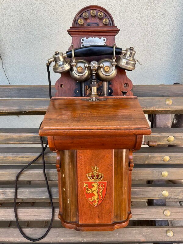 Telefonas antikvarinis, sieninis, 1908 m. Kaina 683