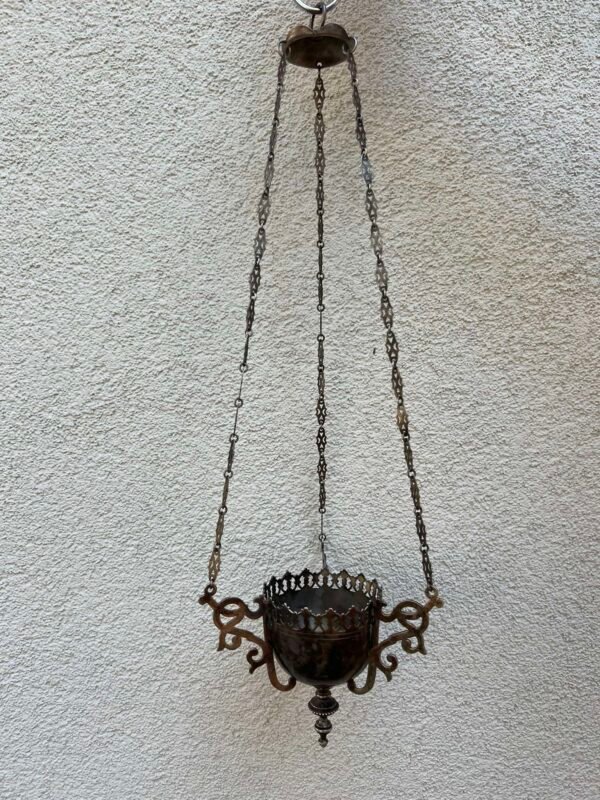 Lampada (icon lamp) antikvarinė, SCHIFFERS & Co. GALW. WARSZAWA, Carinės Rusijos imperijos laikų. Kaina 187