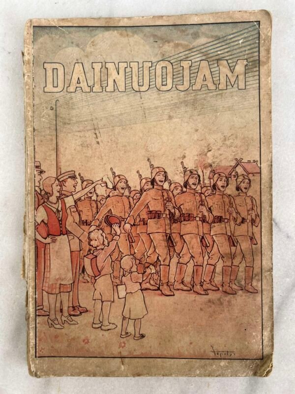Knyga Dainuojam. 1935 m. Kaina 38