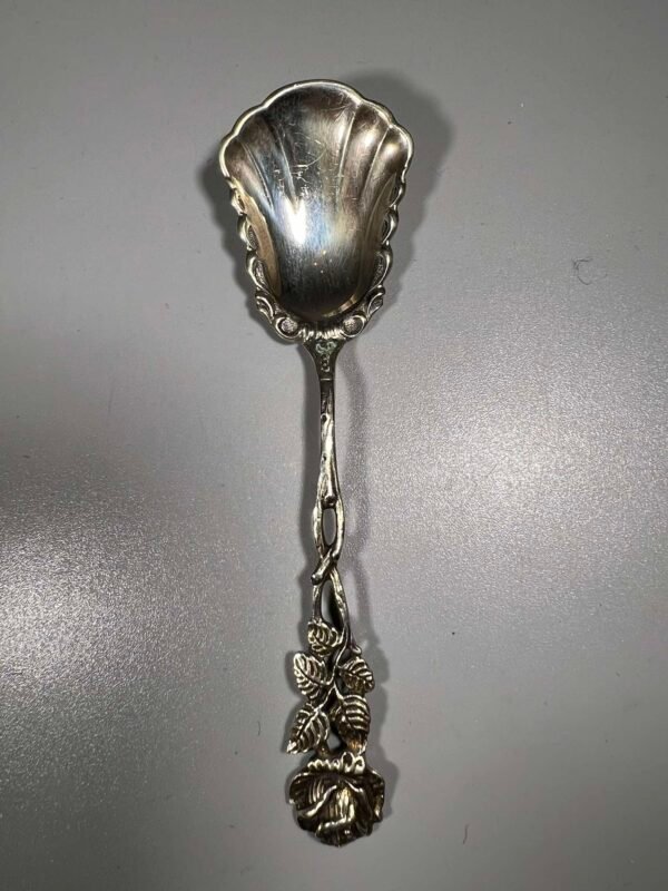 Šaukštelis sidabrinis, antikvarinis, 800 prabos. Vokietija. Kaina 37