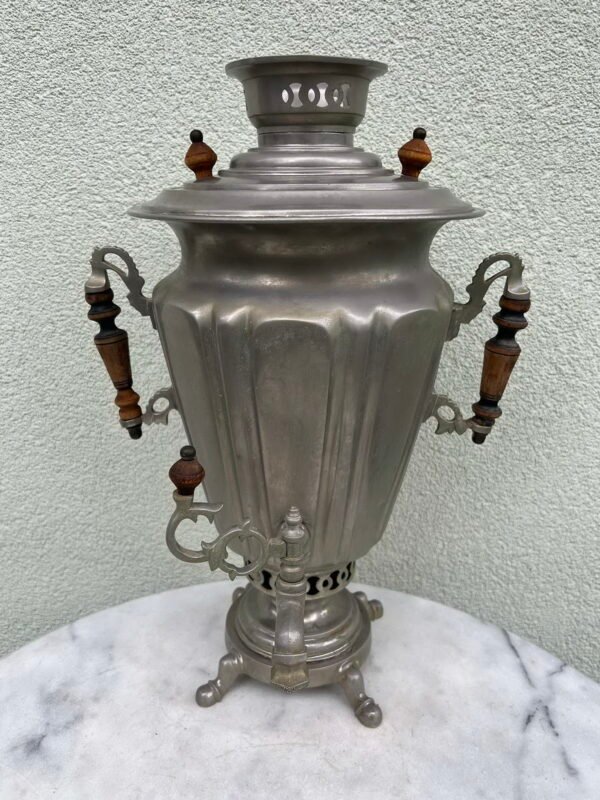 Samovaras antikvarinis Semarin, Тов. Торг. Дома Бр. Шемариных в г Туле, carinės Rusijos imperijos laikų. Kaina 358