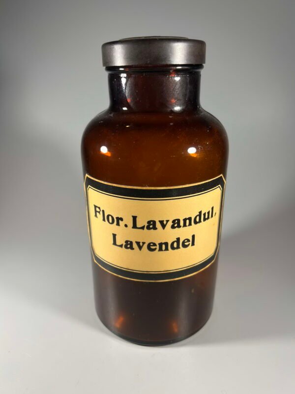 Butelis antikvarinis medicininis, vaistinės, vaistų užsukamu kamščiu. Kaina 32