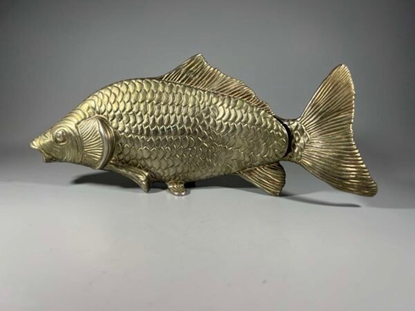 Žuvis, stovelis servetėlėms sidabruota, vintažinė. Kaina 33