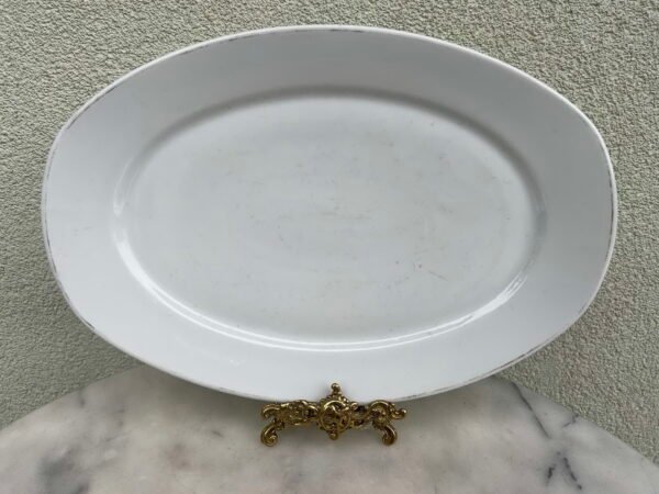 Lėkštė Kuznecovs Latvia, 1812-1937, 125, porcelianinė antikvarinė. Jubiliejinė - 125 metai Kuznecov porceliano fabrikui. Kaina 22