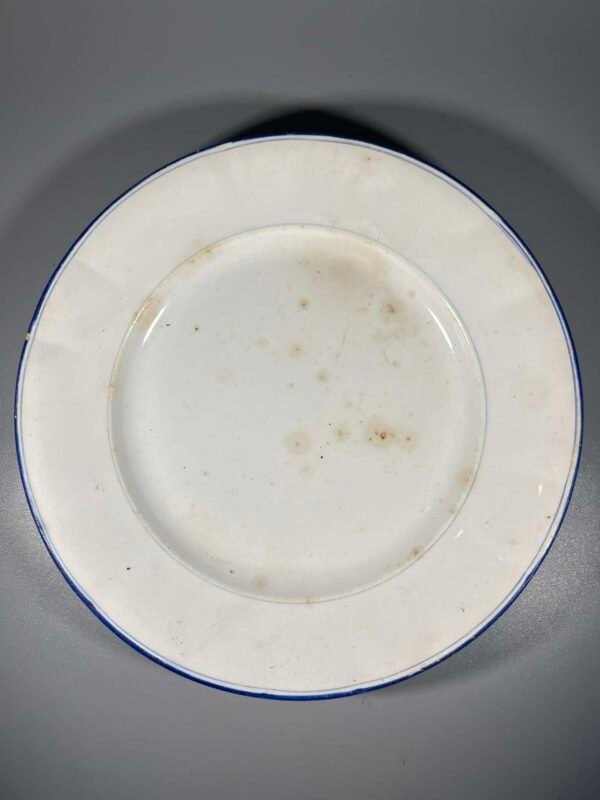 Lėkštė Kuznecov, antikvarinė, apvali, porcelianinė, carinės Rusijos imperijos laikų. Rygos porceliano ir fajanso fabrikas M.S. Kuznecov. 1864-1889 m. Kaina 43